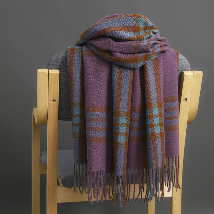 Mary Dublin | Pure Cashmere Plaid Scarf