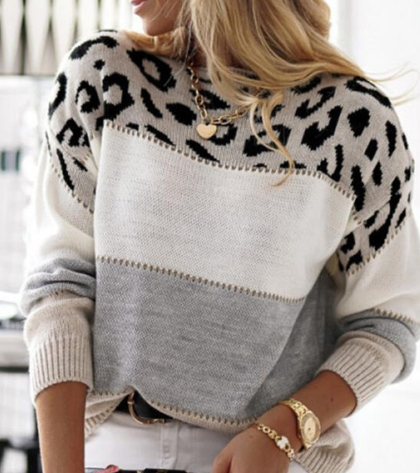Mary Dublin | Cozy Leopard Sweater